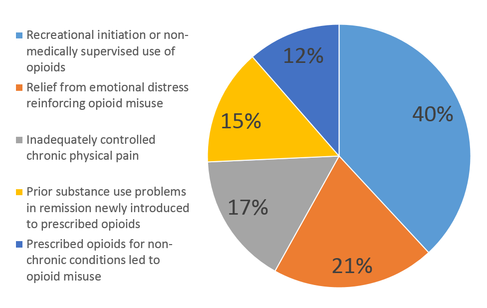 Individuals who start using opioids for pain and then develop an opioid use disorder view themselves as fundamentally different from recreational opioid users