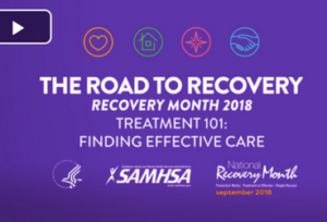SAMHSA video of experts talking about addiction treatment