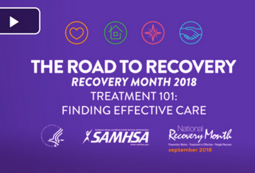 SAMHSA video of experts talking about addiction treatment