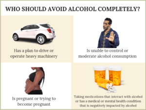 When should someone never consume alcohol?