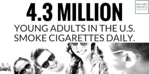 43 MILLION young adults smoke cigarettes daily