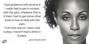 Jada Pinkett Smith TALKS ABSTINENCE AND GOING COLD TURKEY AND NATURAL RECOVERY FROM ADDICTION