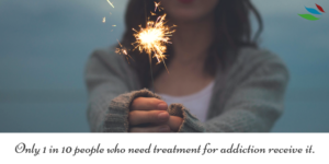 Facts - Only 1 in 10 people that need addiction treatment receive it